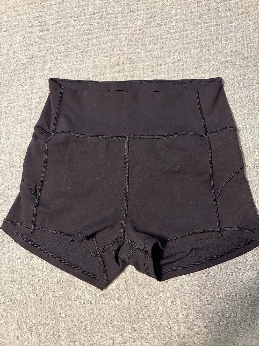 lululemon athletica Black High-Rise Bike Shorts